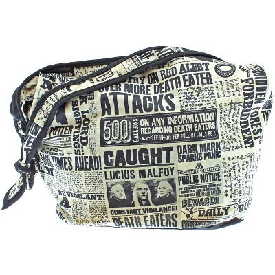 Сумки Harry Potter Bag Daily Prophet Newspaper Headlines Hobo Slouch Bag Purse — фото 2