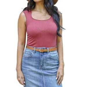 Women's Prettiest Neckline Perfect Fit Top - Grace & Lace - 1 of 4