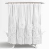 Serena Flower Texture Shower Curtain - Lush Décor - image 2 of 4