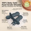 4-Pack Prep Baby Spoons & Forks Set, Self Feeding Baby Utensils 6-18 Months, Silicone BLW Baby Feeding Set, BPA-Free - 2 of 4
