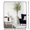 ChicFurnit Bathroom Vanity Mirrors Rectangle Mirror with Sturdy Metal Frame HD Reflections for Bedroom Bathroom Entryway, Black, 36"*30"*1.2" - 2 of 4