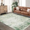 Area Rugs Washable Large Modern Abstract Living Room Rug Soft Anti-Skid Carpet Indoor Non-Shedding Carpets for Bedroom Dining Farmhouse Nursery Office - 4 of 4