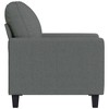 vidaXL Sofa Chair Dark Gray 23.6 in. Fabric - 4 of 4