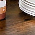 rustic brown + black