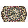 Earth Rugs Fir/Ivory Jute Large Coaster – 7" Round Braided Table Mat, Farmhouse Country Style - 3 of 3