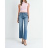 Women's Slim Palazzo Jean - JUST BLACK DENIM - 4 of 4