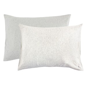 Touched by Nature Baby Organic Cotton Toddler Pillowcase, Heather Gray, One Size - 1 of 2