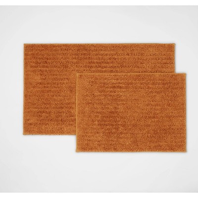 Photo 1 of 2pk Quick Dry Bath Rug Set - Threshold™ [Gold]