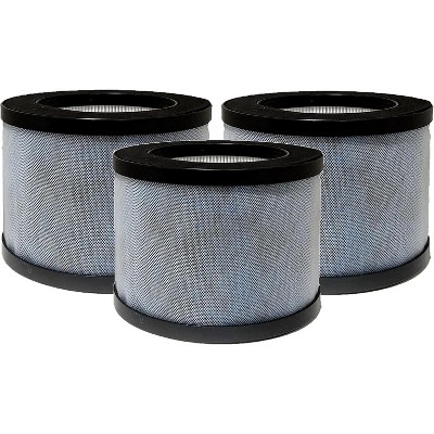 Nispira JH01 MK01 3-in-1 HEPA Filter Replacement For Air Purifier AROEVE MK01, ALROCKET JH06, Elechomes EPI081 EP1081, 3 Packs