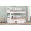 Twin Size Bunk Bed with Built-in Shelves and Storage Drawer - 4 of 4