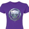 Women's - Marvel - Black Panther Circle Logo Fitted Graphic T-Shirt - 2 of 2