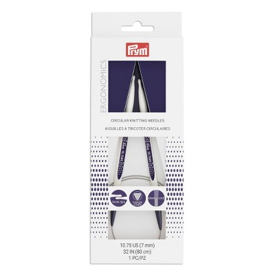 Prym 32" Circular Knitting Needles: Plastic, White, Sewing Pins & Needles, Yarn Needle, Art & Stationery Tool