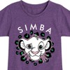 Girls' - Disney - Cheetah Print Fitted Short Sleeve Graphic T-Shirt - 2 of 4