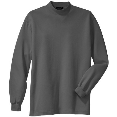 Mafoose Men's Casual Long Sleeve Interlock Knit Coller Mock Turtleneck Sweaters