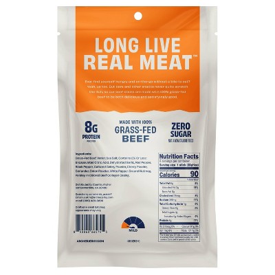Archer Jerky Original Salt & Pepper Beef Meat Sticks - 8oz/8ct