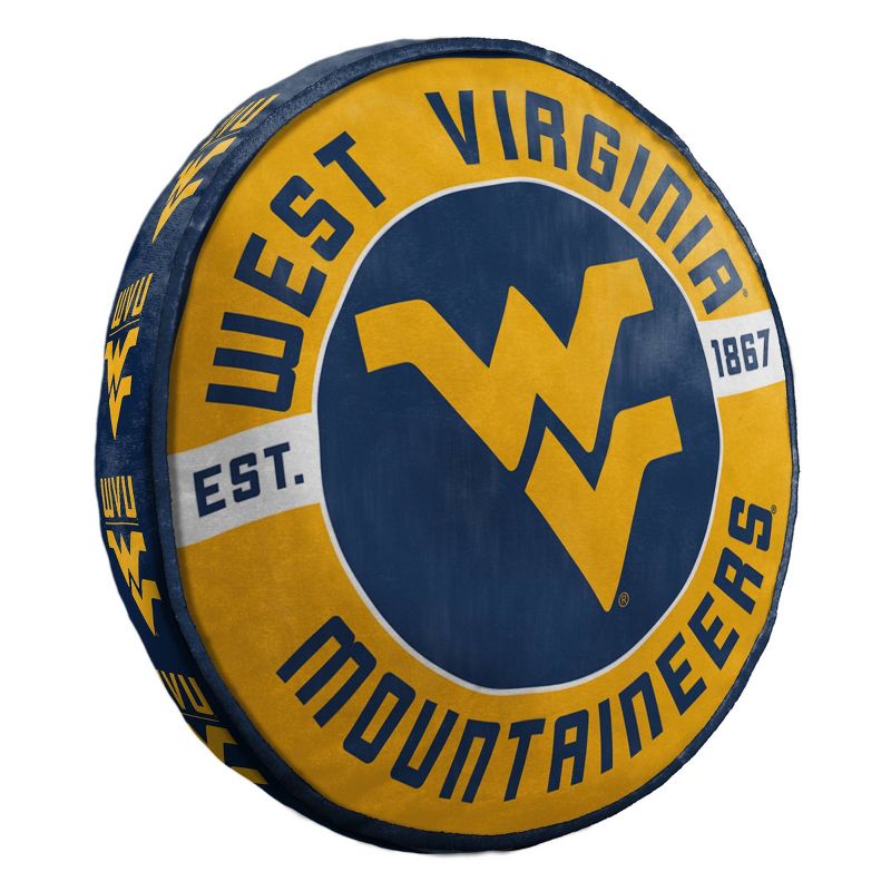 15&#34; NCAA West Virginia Mountaineers Cloud Pillow, 1 of 4
