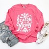 Simply Sage Market Women's Season To Be Merry Long Sleeve Garment Dyed Tee - 3 of 4