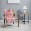 Daily Regina Designs Pink And Blush Palm Leaf Woven Throw Blanket - Deny Designs - image 2 of 4