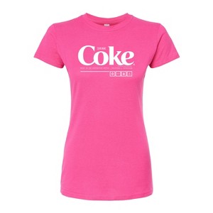 Women's - Coca-Cola - Drink Coke Enjoy Juniors Fitted Graphic T-Shirt - 1 of 3