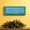 Slickblue Grinch Christmas Quote Wood Sign – Maybe Christmas Means More – Rustic Holiday Wall Decor 7x18, Color Options - 2 of 3