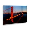 Trademark Fine Art-Pierre Leclerc 'Golden Gate Sf' Floating Brushed Aluminum Art - 2 of 4