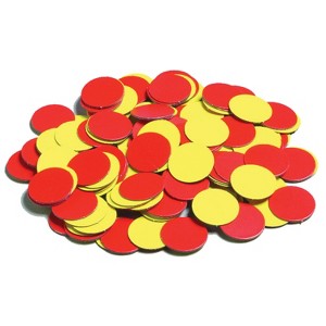 Learning Advantage® Two-Color Counters - Plastic - Magnetic - Set of 200 - 1 of 3