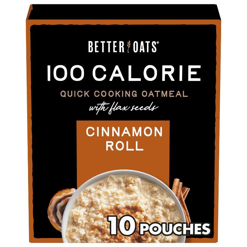 Better Oats Fit Cinnamon Roll Oatmeal - 10ct, 1 of 17