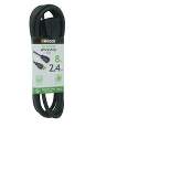 Woods 8' Outdoor Extension Cord Black