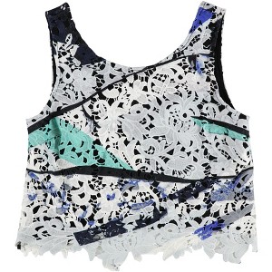bar III Womens Printed Knit Blouse - 1 of 2