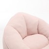 CAVINAS Bean Bag Chair Floor Chair with Upholstered Footrest Comfy Chair with Memory Foam for Living Room, Bedroom - 4 of 4