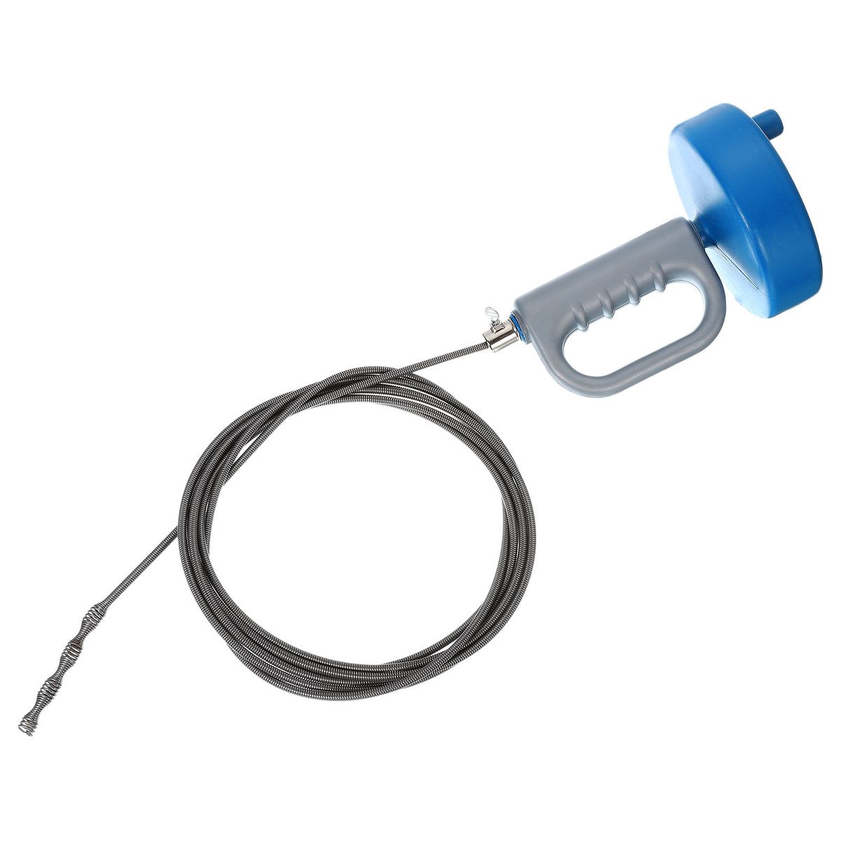 Unique Bargains Spring Flexible with Drill Adapter Kitchen Tub Plumbing Snake Auger