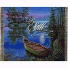 Manual Woodworks and Weavers Cotton Blend Throw – Moonlight Bay Nature-Inspired Tapestry 50 × 60 - 2 of 3