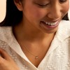Pure Collection by Ross-Simons 0.20 Carat Aquamarine Pendant Necklace in 14kt Yellow Gold - 3 of 4