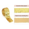 Alilang Elastic Sequin Trim, 3 Inch 8 Row Wide Flat Glitter Bling Fabric Paillette Sequin Ribbon, Metallic Sewing DIY Project, 5.5 Yards - 2 of 4