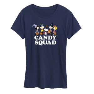 Women's - Peanuts - Candy Squad Short Sleeve Graphic T-Shirt - 1 of 4