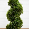 Nearly Natural 3-ft Grass Spiral Topiary with Deco Planter - image 3 of 4