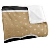 Oakland University Logo Dots Silky 50x60 Blanket, 1 Sided - 3 of 4