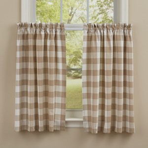 Park Designs Buffalo Check Natural Tiers 72" x 36" - 1 of 3