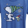 Women's - Peanuts - Snoopy Woodstock Skate Short Sleeve Graphic T-Shirt - 2 of 4