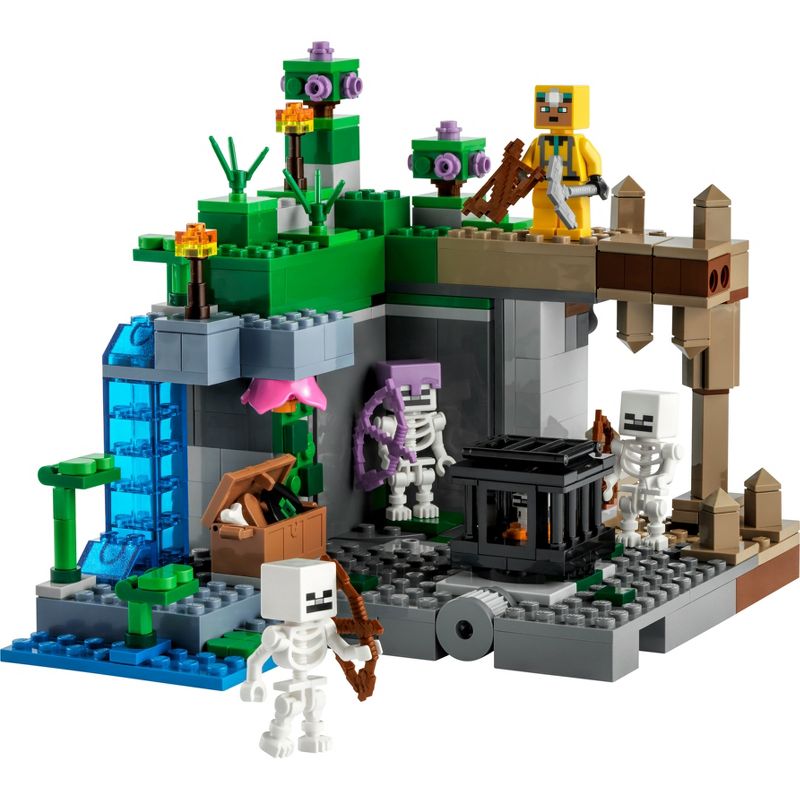 LEGO Minecraft The Skeleton Dungeon, Buildable Toy 21189, 3 of 8