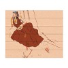 Trademark Fine Art Francesco Gulina Girl Lying on Sofa Wood Slat Art - 3 of 4