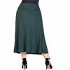 Plus Comfortable Fit Elastic Waist Maxi Skirt - 24seven Comfort Apparel™ - 3 of 4