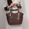 MKF Collection Janise Solid Vegan Leather Tote Bag Purse by Mia K - 3 of 4