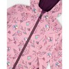 Deux par Deux Girl 3-In-1 Mid-Season Outerwear Set with Printed Jacket Lilac and Multicolored Butterfly - 4 of 4
