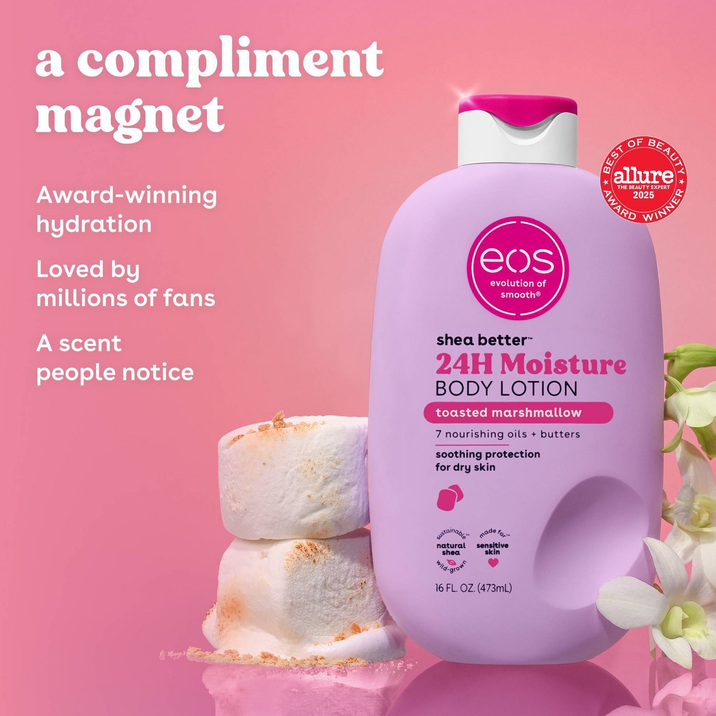 Лосьон для тела eos Toasted Marshmallow, 16 fl oz — фото 4