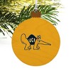 UC Irvine Secondary Logo Wood Christmas Tree Holiday Ornament - 4 of 4