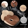 Coverado Seat Cushin and Lumbar Support For Car Seat, Office/Home Chair, Memory Foam Cushion and Lumbar Pillow - 2 of 4