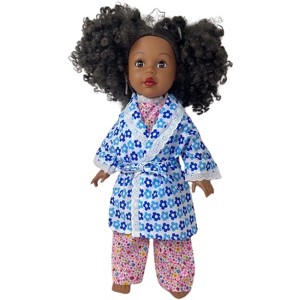 Doll Clothes Superstore Handmade Pink Pajama And Robe Set For 18 Inch Dolls - 1 of 4