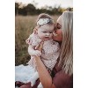2Bunnies Lace Pom Pom Trim Baby Girl Dress - 4 of 4