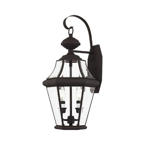Livex Lighting Georgetown 2 - Light Wall Light in  Bronze - 1 of 2